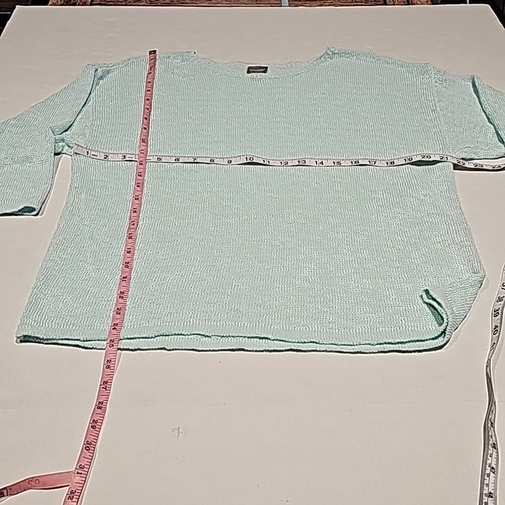 Chicos Mint Green Light Weight Pullover Sweater S… - image 4